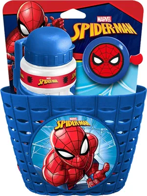 Obrázek produktu pro Chlapecká sada doplňků, razítko, Spiderman, plast, 20 x 15 x 12 cm, vícebarevná