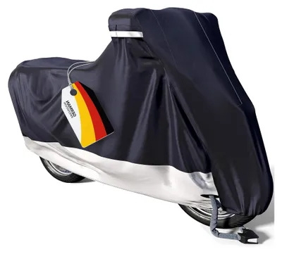 Produktbild von Motorrad Abdeckplane - Hitzebeständig Bis 300° - Winterfest Für In- & Outdoor, Vespa, Moped - Motorradgarage