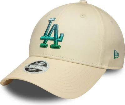 Produktbild von New Era Women MLB 9FORTY Metallic Logo Cap Los Angeles Dodgers pastel beige