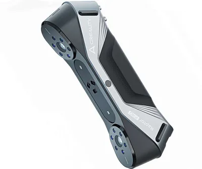 A 3D scanner is shown against a white background.
