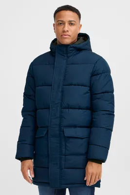 Produktbild von Blend BHzatimi Herren Winterjacke Steppmantel Jacke mit Kapuze Eingrifftaschen Reißverschluss Drückknöpfen Regular fit