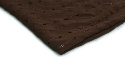 Obrázok produktu pre Šifónové Yoryo so šenilom, vzor č. 2, hnedé 50x125 cm