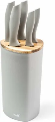 Immagine prodotto di Set Di 5 Coltelli Da Cucina In Blocco Husla 73964
