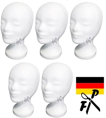 Produktbild von 5 x FP Styroporkopf Perückenkopf ML - TOP Markenqualität aus Deutschland
