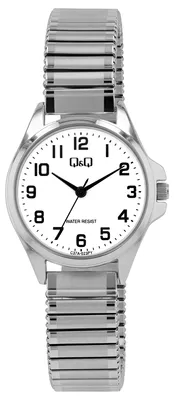 Image de Montre pour femme, en acier inoxydable, couleur argentée, étanche jusqu'à 3 ATM