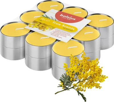 Zdjęcie produktu dla Podgrzewacze Zapachowe 4H 18 szt. Mimoza True Scents Bolsius