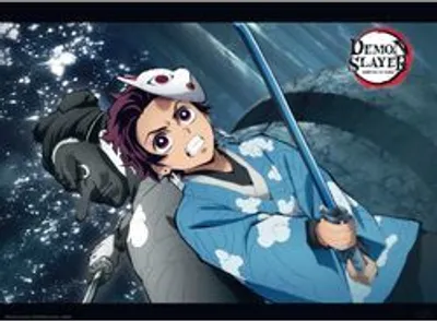 Produktbild von Demon Slayer - Tanjiro & Urokodaki - Poster