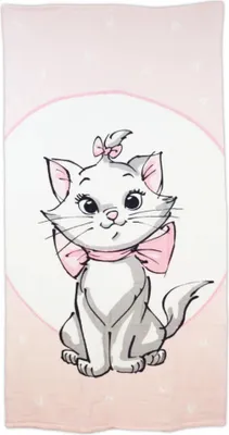 Produktbild von Disney Aristocats Marie die Katze Strandtuch Badetuch XL 70x140 cm Baumwolle