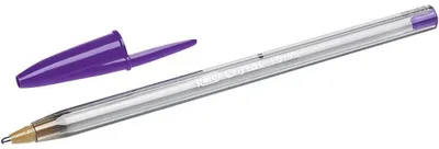 Productafbeelding van BIC Cristal Fun, balpen, paars, 20 stuks