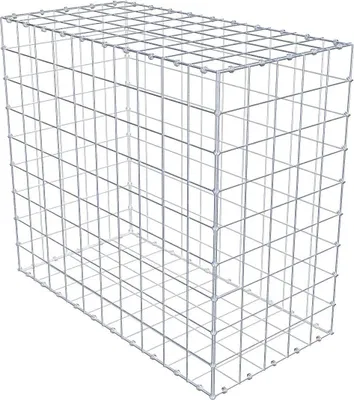 Produktbild von Gabione 100 cm x 90 cm x 50 cm (L x H x T), Maschenweite 10 x 10 cm, Spiralring