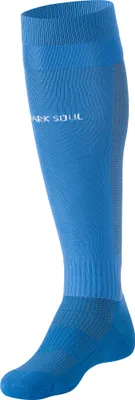 Produktbild von Stark Soul® Fussballstutzen mit gepolsterter Sohle, Sportsocken, Fussballsocken, für Herren & Damen – Blau – 43-46