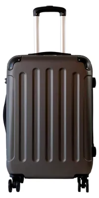 Produktbild von Koffer & Reisekoffer mit 4 Doppelrollen & Teleskopstange mit TSA-Schloss - Hartschalenkoffer (Anthracite Grey, S)