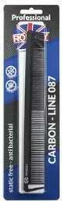 Produktbild von RONNEY Professional Kamm - Carbon - Line 087, (L=227 mm)