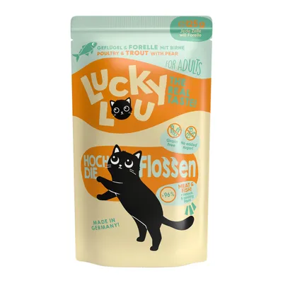 A product package for cat food.