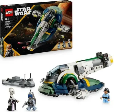 Obrázek produktu pro LEGO Star Wars Loď Jango Fetta, Útok klonů, 707 dílků, stavebnice pro děti od 9 let, 3 minifigurky