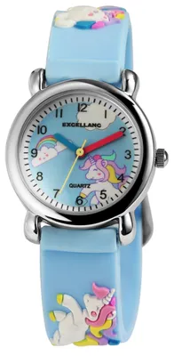 Produktbild von Excellanc Kinder Armbanduhr EX0438 silberfarbig, Mineralglas