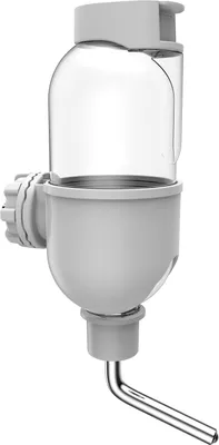 Imagen del producto de Botella de agua para mascotas pequeñas, 500 ml, dispensador automático de agua sin goteo, para jaulas y para uso general