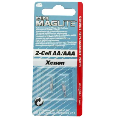 Immagine prodotto di Lampadina di ricambio Mag-Lite Xenon per Mini-Mag AAA+AA (set di 2)