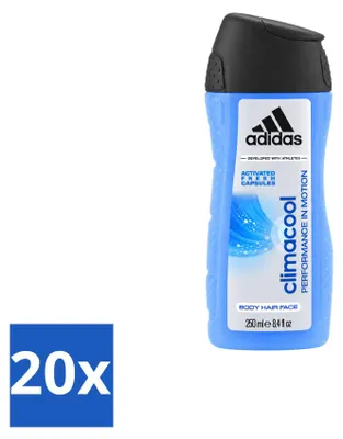 Produktbild von 20 x Adidas Climacool Men Duschgel - 250 ml - Vorteilspackung - 20 Stücke