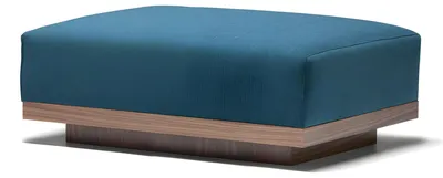Image de Tabouret élégant en tissu et bois pour un intérieur moderne et plus de confort