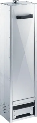 Produktbild von Peetz Alu-Räucherofen 340 - für ca. 12 Fische oder 6 Aale hängend silber mit Schieber
