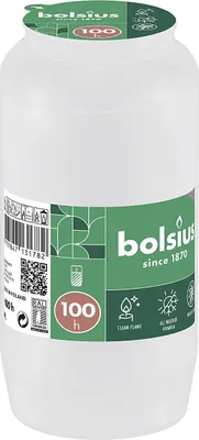 Produktbild von BOLSIUS Kompolicht ohne Palmöl Nr. 7 weiß