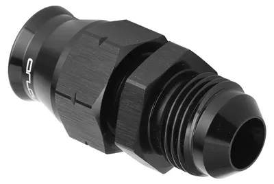 Image de Raccord rapide pour rampe d'injection, adaptateur de 1/2 pouce vers 8 AN mâle, monobloc, usiné CNC, universel