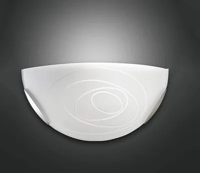 Produktbild von Fabas Luce Wandleuchte Kent E27 Ø300mm Weiß,  Italy