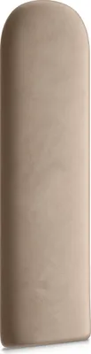 Obrázek produktu pro Muralo Polster panel ovales WANDPOLSTER Wandkissen Bettkopfteil Nástěnný panel Beige 30 cm x 60 cm