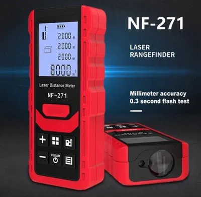 Immagine prodotto di Misuratore laser da 80 metri Misurazione digitale della distanza Funzione di puntamento Misurazione automatica della distanza