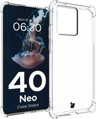 Produktbild von Flexible Schutzhülle für Motorola Edge 40 Neo, Bizon Case Salpa, Transparent
