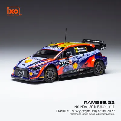 Obrázek produktu pro Hyundai i20 N Rally1 #11 T.Neuville/M.Wydaeghe WRC Safari Rally 2022 IXO 1:43