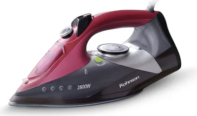 Produktbild von Bügeleisen R-387 mit Keramiksohle, 2800 W, 40 g/min Dampfleistung und Entkalkungsfunktion