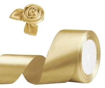 Productafbeelding van Gouden Satin Lint 50mm x 23m voor Decoratie