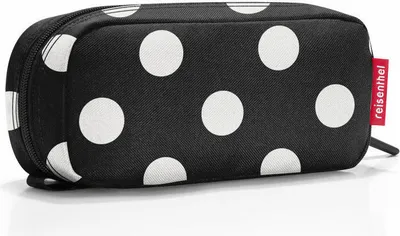 Produktbild von reisenthel multicase, Kulturbeutel, Schminktasche, Mäppchen, Federmappe, Dots White, 1.5 L, WJ7073