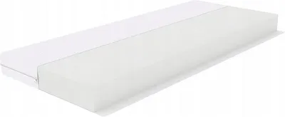 Produktbild von REM-Sen Matratze 90x190cm Höhe 9 cm Härtegrad 4 (H4) aus elastischem Polyurethanschaum T25 mit Antiallergischem Bezug, Feste Schaumstoffmatratze für E