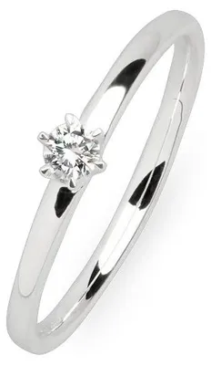 Produktbild von Diara Ring Lab Grown Diamant 0,1 ct 585er Weißgold DS2120W Gr. 54