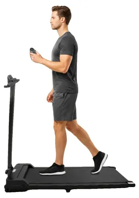 Obrázek produktu pro Běžecký pás, výkon 0,75 koní, maximální nosnost 100 kg, rychlost 1-6 km/h, LED displej, tlumení nárazů
