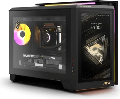 Zdjęcie produktu dla MSI MEG Vision X AI 2NVV7-004EU, Intel Core Ultra 7, 265K, 32 GB, DDR5-SDRAM, 2 TB, Windows 11 Home