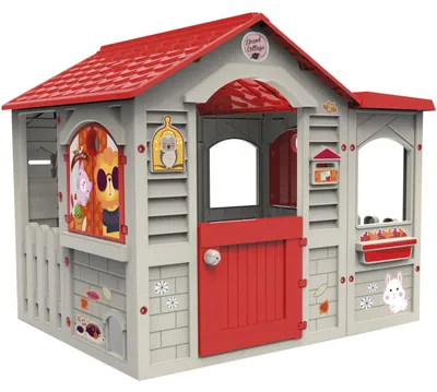 Produktbild von XL Spielhaus Kinder Outdoor kinderspielhaus für Jungen und Mädchen ab 2 Jahren Gartenhaus Kinder 89627 Grand Cottage