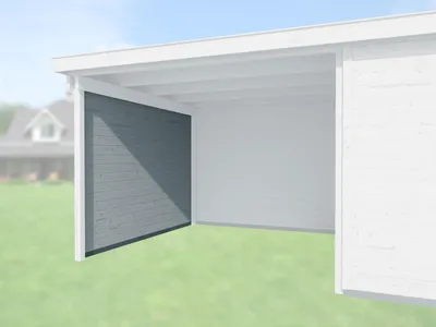 Produktbild von Seitenwand 21mm für 126,172, grau