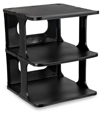 Produktbild von Plasticforte Schuhregal - stapelbar - schwarz - 26 x 25 x 30 cm