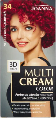 A box of hair dye with a model on the front.