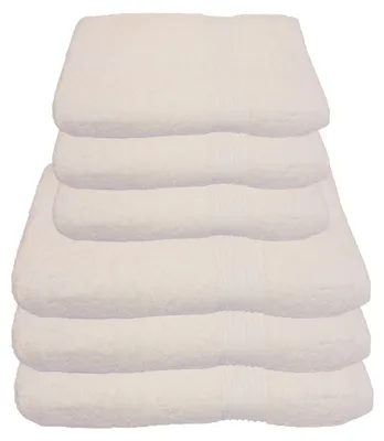 Produktbild von Julie Julsen Handtuch Set Naturweiß,Set:6 tlg. 3 Badetücher 3 Handtücher
