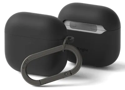 Obrázek produktu pro Ringke Silikonová sluchátka Apple Airpods 4 černá