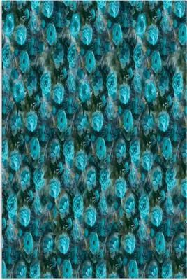 Produktbild von MuchoWow® Poster Blumen - Blau - Rosen 80x120 cm - Papierdruck