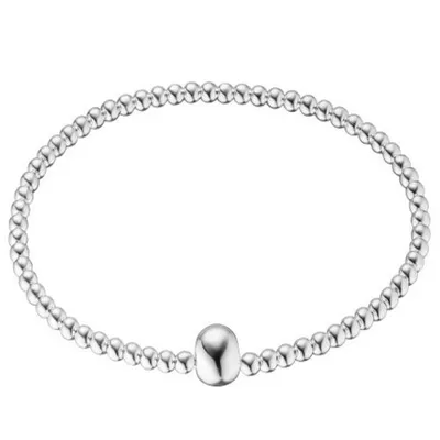 Immagine prodotto di Bracciale a sfera 925/- argento bianco 58 mm