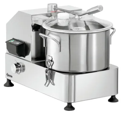 Produktbild von Bartscher Kutter Serie 1000 mit 6 Liter Fassungsvermögen und Doppelmesser aus Edelstahl