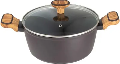 Produktbild von BERGNER MULTICLAD 24 cm TÖPFE MIT DECKEL BG-56037 CHARCOAL