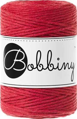 Zdjęcie produktu dla Bobbiny Macrame Cord 1,5 mm 100 m Classic Red Sznurek
